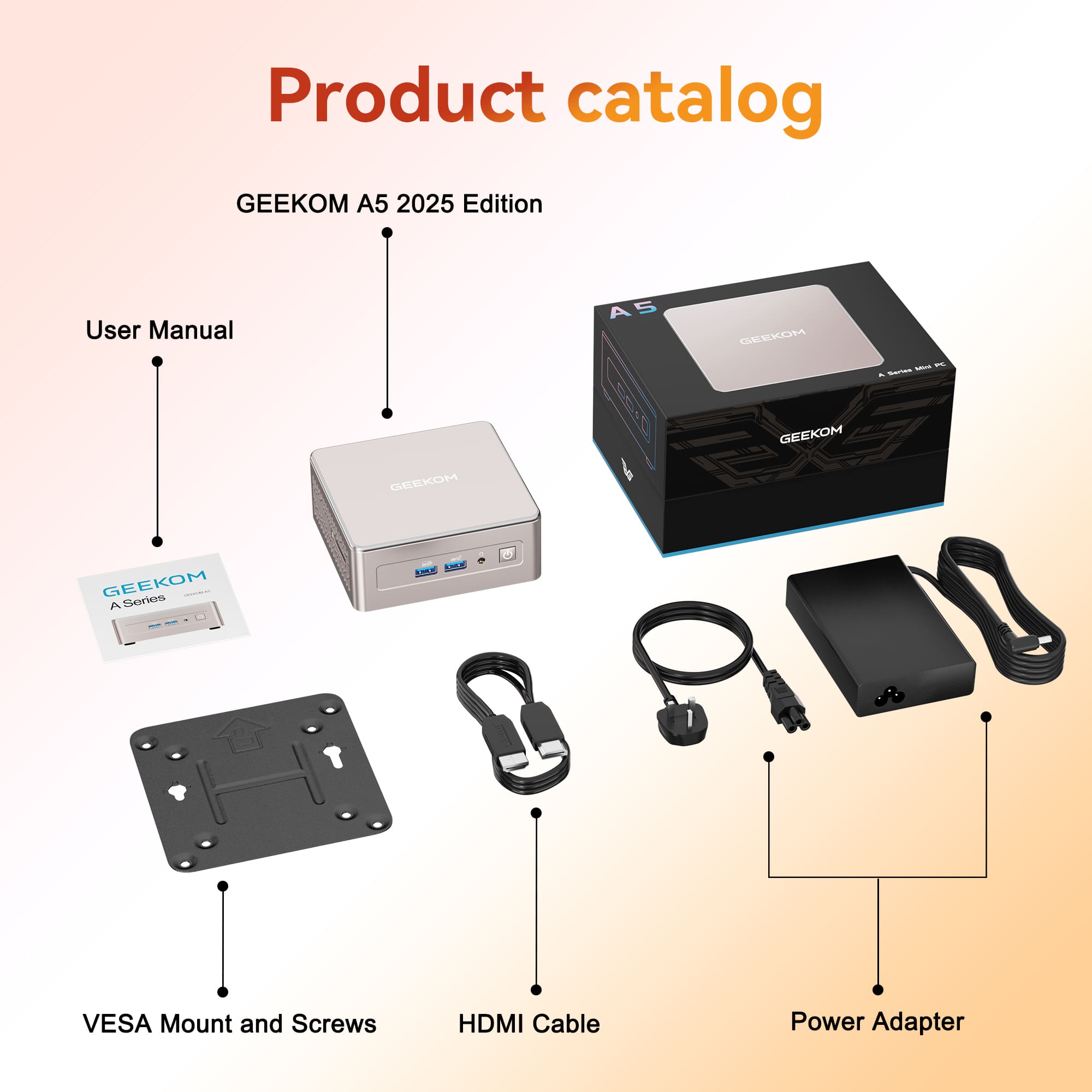 GEEKOM A5 ミニPC (2025) GEEKOM A5 Mini PC AMD Ryzen™5 7430U – GEEKOM AE-Ultimate